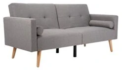 Safavieh Home Murray Modern Dark Grey And Natural Foldable Futon Sofa Bed -Amazon Store 31aKwRNn4xL