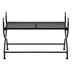 CUMYZO Bench Vintage Style Metal 32.7"x16.5"x21.7" Black 5.5kg/12.1ib Kitchen & Dining Benches 10 CUMYZO Bench Vintage Style Metal 32.7"x16.5"x21.7" Black 5.5kg/12.1ib Kitchen & Dining Benches -Amazon Store 31arqtH2cPL