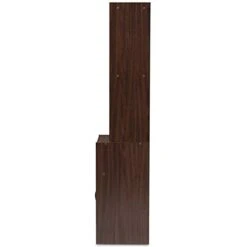 BOWERY HILL Kitchen Cabinet And Hutch In Dark Walnut -Amazon Store 31bCpt0VFFL