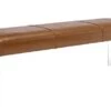 Tov Furniture Envy Leather/Acrylic Bench, Brown -Amazon Store 31bEkdhUYpL