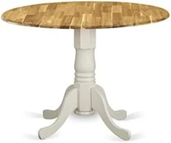 East West Furniture Wooden DMT-WLW-TP Modern Dining Table With Walnut Round Tabletop And 42 X 30-Linen White Finish 21 East West Furniture Wooden DMT-WLW-TP Modern Dining Table With Walnut Round Tabletop And 42 X 30-Linen White Finish -Amazon Store 31bIcLkwh3L. AC