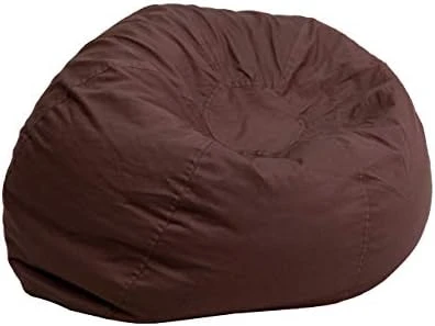 Flash Furniture Dillon Small White Furry Bean Bag Chair For Kids And Teens 6 Flash Furniture Dillon Small White Furry Bean Bag Chair For Kids And Teens - Image 4