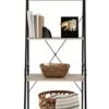 Humble Crew Bookcase 4-Tier 71" Tall Wood Ladder Shelf, Sandwashed Grey -Amazon Store 31bs4NjXU5L
