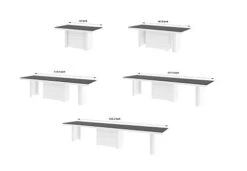 HUBERTUS Kolos Dining Table With Extension (Cappuccino/White) 10 HUBERTUS Kolos Dining Table With Extension (Cappuccino/White) -Amazon Store 31bw2BTkSOL