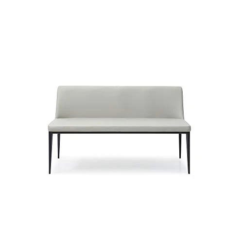 Whiteline Modern Living Carrie Bench Gray 4 Whiteline Modern Living Carrie Bench Gray - Image 2