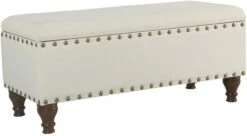 Homepop Home Decor | Upholstered Bench With Nailhead Trim | Large Ottoman With Storage For Living Room & Bedroom | Decorative Home Furniture, Tan Linen 25 Homepop Home Decor | Upholstered Bench With Nailhead Trim | Large Ottoman With Storage For Living Room & Bedroom | Decorative Home Furniture, Tan Linen -Amazon Store 31cBuxutWL. AC