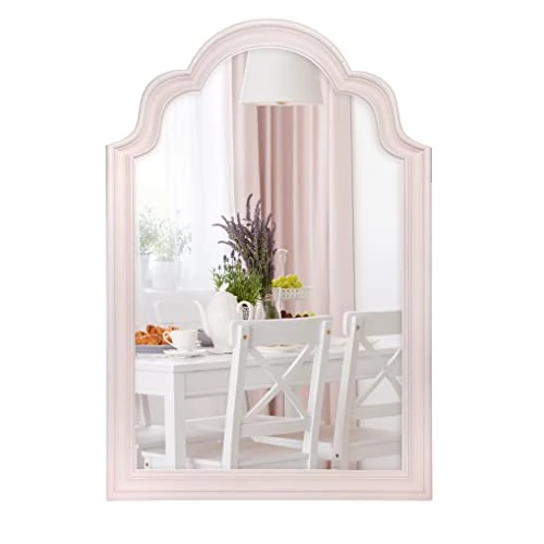 Sheffield Home 27x40 Inch Enchanted Arch Wall Mirror, Mirror For Entryway, Living Room, Bathroom, Distressed Pink 3 Sheffield Home 27x40 Inch Enchanted Arch Wall Mirror, Mirror For Entryway, Living Room, Bathroom, Distressed Pink