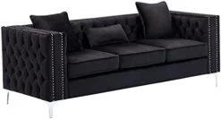 Lilola Home Lorreto Gray Velvet Sofa 27 Lilola Home Lorreto Gray Velvet Sofa -Amazon Store 31cSC7MGx8L. AC