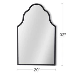 Chende Arch Wall Mirror, 32" H X 20" W Black Bathroom Mirror With Wooden Frame, Large Modern Decorative Mirror For Foyer, Living Room, Bedroom 9 Chende Arch Wall Mirror, 32" H X 20" W Black Bathroom Mirror With Wooden Frame, Large Modern Decorative Mirror For Foyer, Living Room, Bedroom -Amazon Store 31dAo7ZSEML