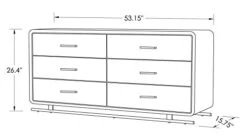 Zuri Vetro Accent Chest In Black Leatherette With Six Soft-Close Drawers 12 Zuri Vetro Accent Chest In Black Leatherette With Six Soft-Close Drawers -Amazon Store 31dMdOKcyNL