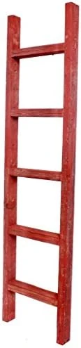 BarnwoodUSA Rustic Decorative Ladder - 100% Upcycled Wood (60" X 12" X 1.5", Espresso) 11 BarnwoodUSA Rustic Decorative Ladder - 100% Upcycled Wood (60" X 12" X 1.5", Espresso) - Image 9