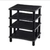 Monolith 4 Tier Audio Stand XL - Black, Open Air Design, Each Shelf Supports Up To 75 Lbs, Perfect Way To Organize AV Components -Amazon Store 31dabOrfUjL