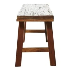 Deco 79 Wood Handmade Natural Bench, 44" X 14" X 19", Brown -Amazon Store 31deHvaMkoL