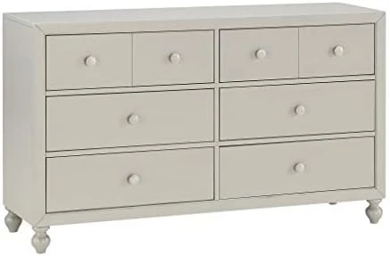 Homelegance 6-Drawer Dresser, One-Size, Gray 8 Homelegance 6-Drawer Dresser, One-Size, Gray - Image 6