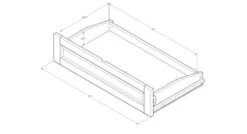 Kodiak Furniture Monterey Futon Set With Storage Drawers, With Barbados Base And Linen Charcoal Mattress -Amazon Store 31fh8cO6LfL 12