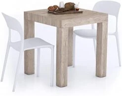 Mobili Fiver, First Extendable Table, Rustic Oak, Laminate-Finished, Made In Italy -Amazon Store 31g7NcteviL. AC