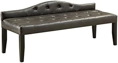 Furniture Of America Leatherette Nadia Modern Bench, 64", Pearl White 10 Furniture Of America Leatherette Nadia Modern Bench, 64", Pearl White - Image 8