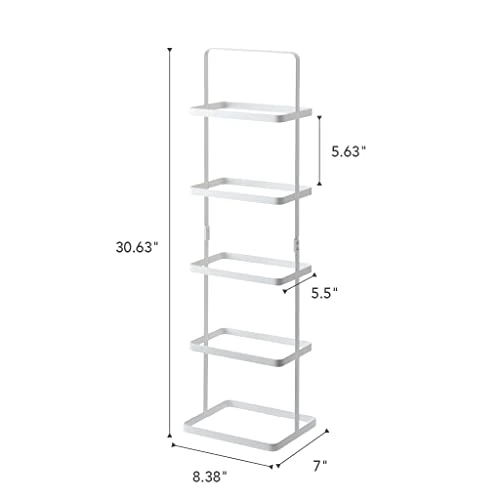 Yamazaki Home Shoe Rack, Tall, White 7 Yamazaki Home Shoe Rack, Tall, White - Image 5