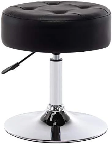 Duhome PU Leather Vanity Stool Makeup Stool Vanity Chair Height Adjustable Swivel Stool Round Ottoman White 10 Duhome PU Leather Vanity Stool Makeup Stool Vanity Chair Height Adjustable Swivel Stool Round Ottoman White - Image 8