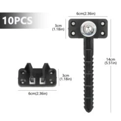 Hotwin 14 X 6 Cm Plastic Sectional Sofa Invisible Interlocking Sofa Connector Bracket, Pack Of 10 -Amazon Store 31gWzdpHvVL