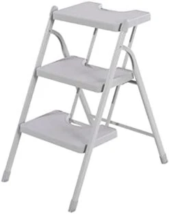 GENERIC 3-Step Steel Ladder Folding Step Ladder With Wide Anti-Slip Pedal Multipurpose Step Ladder Flower Stand Shelf Organizer For Household Kitchen Office 330lbs Load Capacity (Color : Bruin) 29 GENERIC 3-Step Steel Ladder Folding Step Ladder With Wide Anti-Slip Pedal Multipurpose Step Ladder Flower Stand Shelf Organizer For Household Kitchen Office 330lbs Load Capacity (Color : Bruin) -Amazon Store 31go4wUN1rL. AC 1