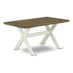 East West Furniture XT076 Wooden Table, Standard Height