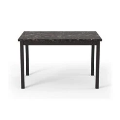 Furniture Of America Maxson Transitional Metal 48-Inch Dining Table In Black -Amazon Store 31hAqfTdCJL