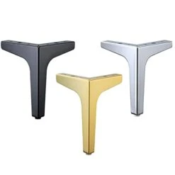 4Pcs,for Sofa/TV Cabinet Coffee Table Bathroom Cabinet Support Accessories Yangluwang (Color : Rose Gold 10cm)
