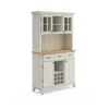 Homestyles Sideboards-buffets-credenzas, Server With Hutch, Off White -Amazon Store 31hS0W8Fr0L