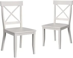 Homestyles Blair Dining Chair Pair, 18-4/5" W, 22-1/4" D, 38-3/8" H, Black -Amazon Store 31hUVN9KMML. AC