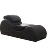 US Pride Furniture Yoga Modern Faux Leather Curved Lounge Chaise For Stretching & Relaxation, Ideal For Bedroom, Living, Meditation Room Or Office, Regular, Black -Amazon Store 31i8SRZHsiL