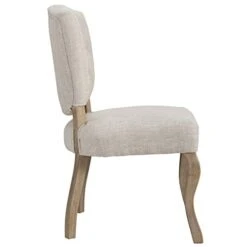 Modway Array French Vintage Tufted Upholstered Fabric Four Dining Chairs In Beige -Amazon Store 31i9bF1BPYL