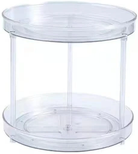 AVCITY Family Rotating Multifunctional Shelf Storage Box Fruit Plate (Color : White, Size : Two Floors) 9 AVCITY Family Rotating Multifunctional Shelf Storage Box Fruit Plate (Color : White, Size : Two Floors) - Image 7