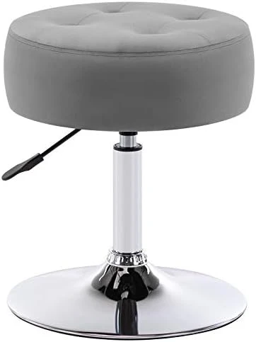 Duhome PU Leather Vanity Stool Makeup Stool Vanity Chair Height Adjustable Swivel Stool Round Ottoman White 13 Duhome PU Leather Vanity Stool Makeup Stool Vanity Chair Height Adjustable Swivel Stool Round Ottoman White - Image 11