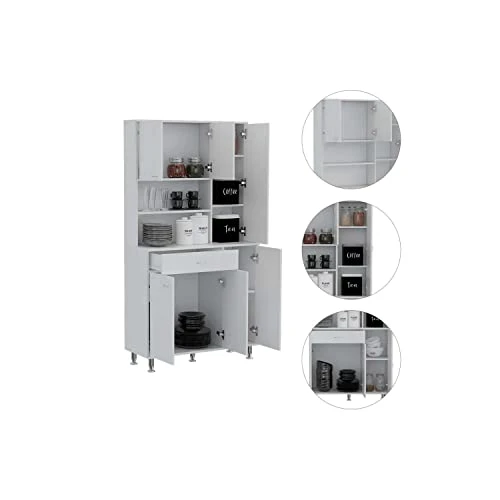 Boahaus Orange Pantry (White) 5 Boahaus Orange Pantry (White) - Image 3