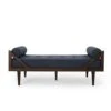 Christopher Knight Home Rayle Chaise Lounge, Wood, Navy Blue + Dark Brown -Amazon Store 31jNvVEQBhL