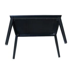 International Concepts Solid Wood Dining Table With Shaker Legs, 48 By 30 By 30-Inch, Black -Amazon Store 31jp8VniaeL