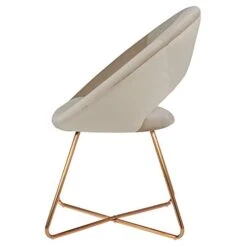 Duhome Modern Accent Velvet Chairs Dining Chairs Single Sofa Comfy Upholstered Arm Chair Living Room Furniture Mid-Century Leisure Lounge Chairs With Golden Metal Frame Legs Set Of 2 (Khaki Velvet)… -Amazon Store 31jxnEDM3EL