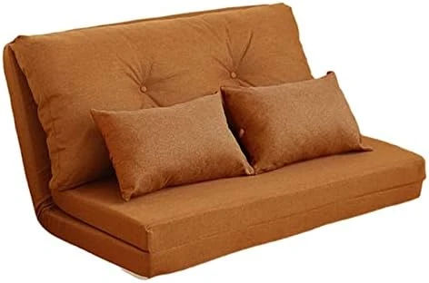 ZHANGNA Futon Sofa Bed, Sleeper Sofa Bed For Living Room, Convertible Flip Chair, Floor Sofa Adjustable Lazy Sofa Bed, Foldable Mattress Futon Couch Bed, With Adjustable Backrest (Color : Orange) 13 ZHANGNA Futon Sofa Bed, Sleeper Sofa Bed For Living Room, Convertible Flip Chair, Floor Sofa Adjustable Lazy Sofa Bed, Foldable Mattress Futon Couch Bed, With Adjustable Backrest (Color : Orange) - Image 11