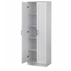 Simple Living Tanner Pantry Cabinet White Painted -Amazon Store 31kOjG6hwqL