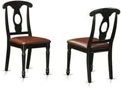 East West Furniture KEC-WHI-W Dining Chairs, Wood Seat -Amazon Store 31ki9zLnQL. AC