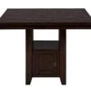 Jofran Kona Grove Square Counter Height Dining Table In Chocolate -Amazon Store 31kioh3VzsL