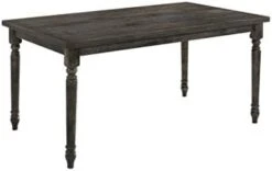 Petfu Classic Dining Wooden Bench Claudia II Bench Dining Seating Long Bench Shoe Bench For Entryway Kitchen Dining Room Bedroom Living Room, In Weathered Gray -Amazon Store 31kyx Atl9L. AC