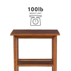 Linon Walnut Melissa Mid-Century End Table, Large -Amazon Store 31lnxuWwiSL