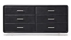 Zuri Vetro Accent Chest In Black Leatherette With Six Soft-Close Drawers 15 Zuri Vetro Accent Chest In Black Leatherette With Six Soft-Close Drawers -Amazon Store 31lwNXP93uL