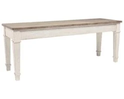 Signature Design By Ashley Skempton Storage Bench, White