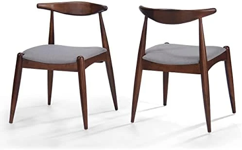 Christopher Knight Home Francie Fabric With Oak Finish Dining Chairs, 2-Pcs Set, Beige 7 Christopher Knight Home Francie Fabric With Oak Finish Dining Chairs, 2-Pcs Set, Beige - Image 5