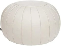 Thgonwid Handmade Foot Stool Ottoman Faux Suede Poufs 21.6" X 13" - Round Storage Floor Cushion Footstool For Living Room, Bedroom And Wedding, Unstuffed, Brown -Amazon Store 31n0Giz65lL. AC