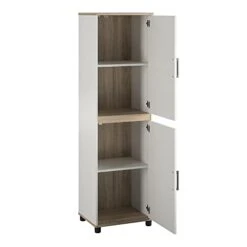 UFOM 2 Door Kitchen Pantry Cabinet, White -Amazon Store 31nPKJa800L