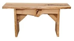 Live Edge Wooden Bench – Solid Wood Dining Bench – Rustic Home Décor Furniture – Natural Edge Wooden Slab Bench (3' Long, Hickory Wood With Clear Coat) -Amazon Store 31nVTlMWJXL